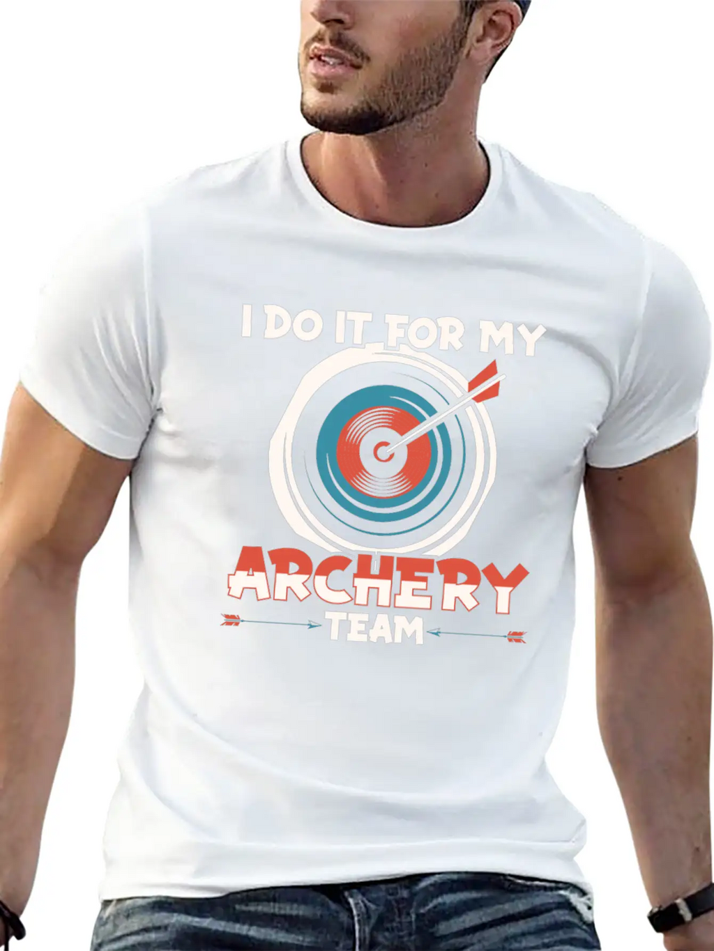 Archery Archer Bowman Unisex Short Sleeve Soft Cotton T-Shirt – Casual Everyday Wear