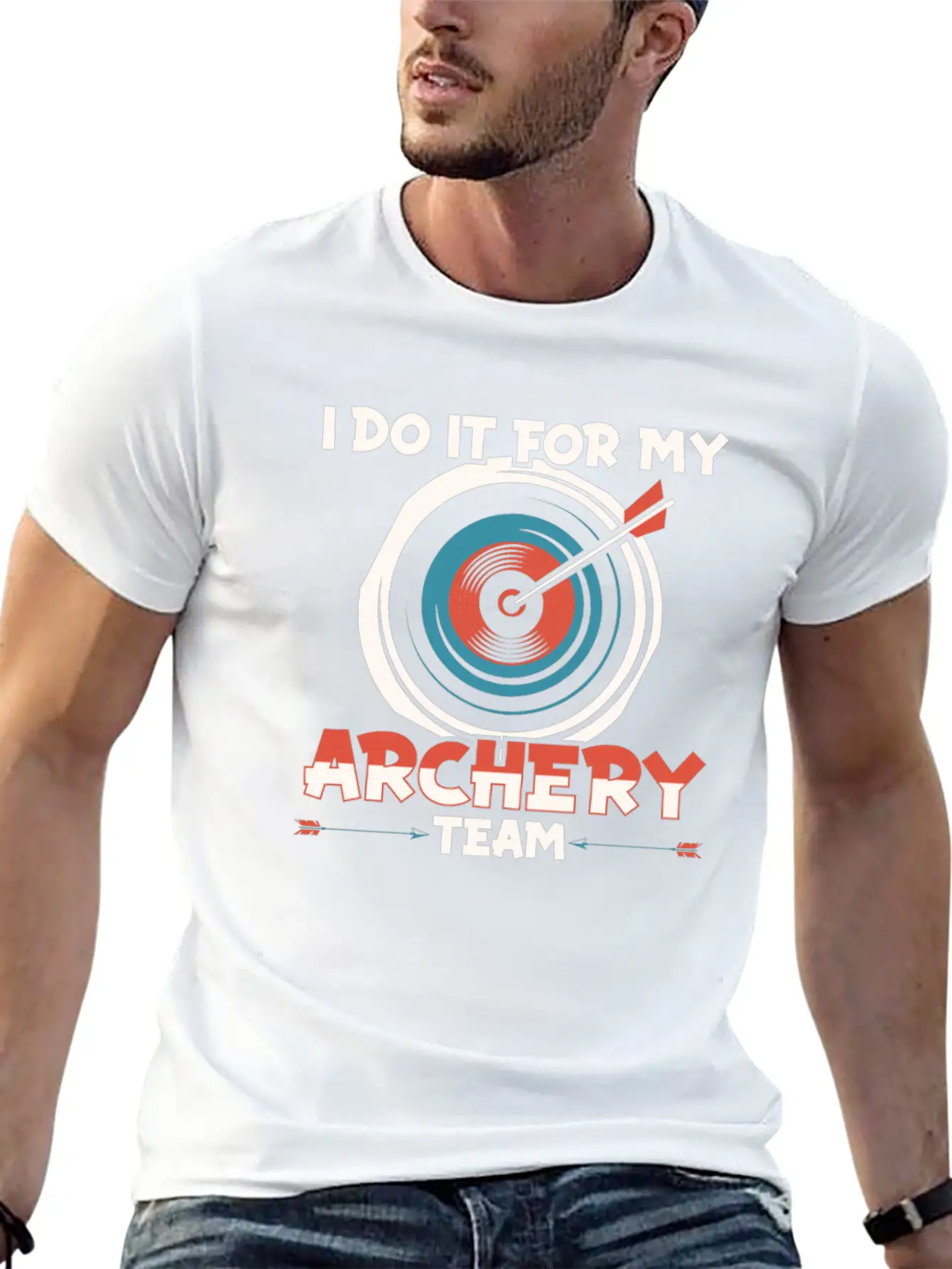 Archery Archer Bowman Unisex Short Sleeve Soft Cotton T-Shirt – Casual Everyday Wear