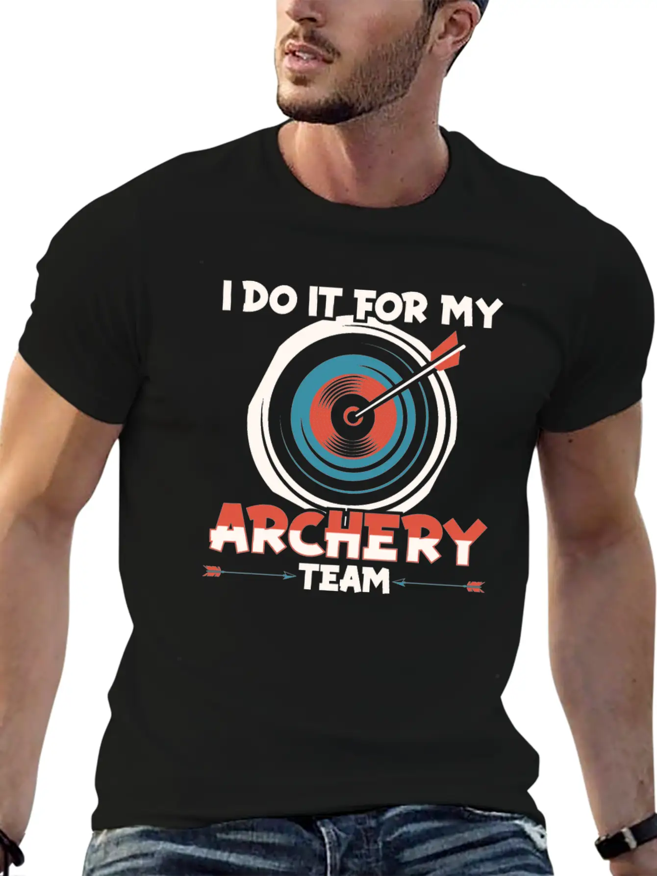 Archery Archer Bowman Unisex Short Sleeve Soft Cotton T-Shirt – Casual Everyday Wear