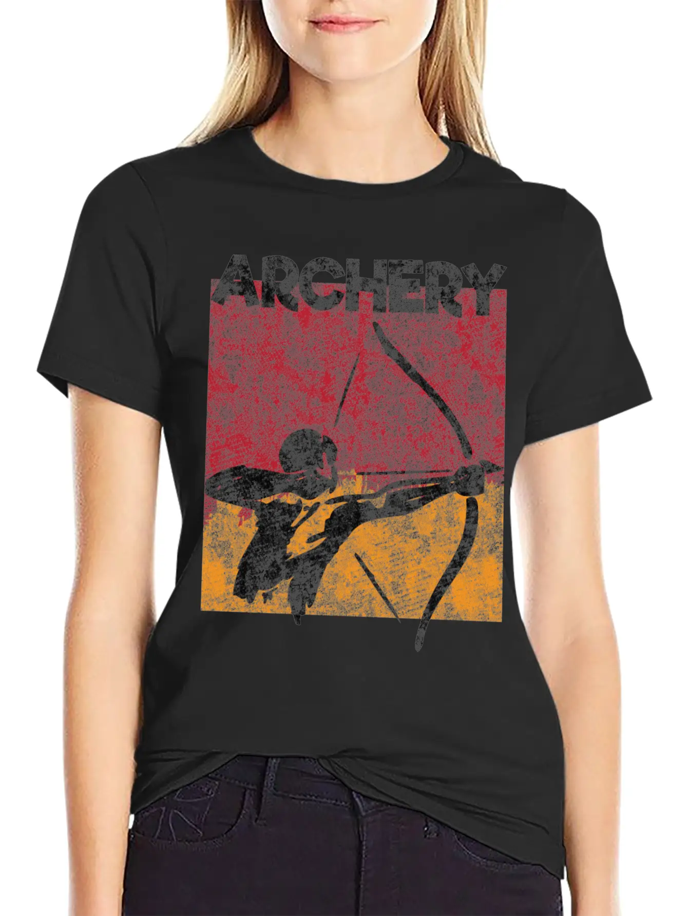 Archery Arrow Bow Casual Graphic T-Shirt – Simple And Comfortable Daily Wear