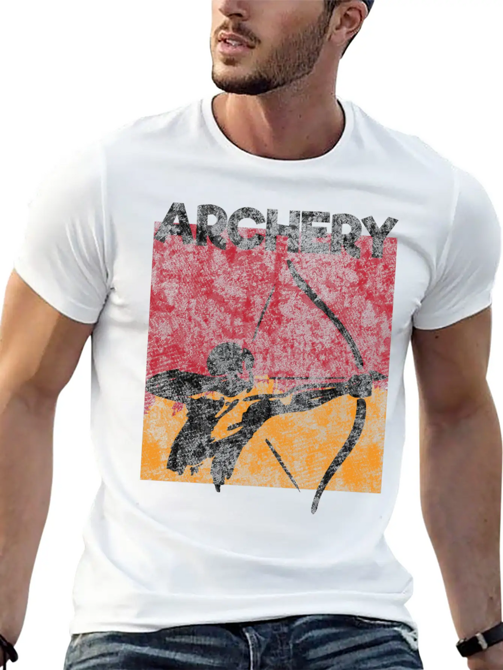 Archery Arrow Bow Casual Graphic T-Shirt – Simple And Comfortable Daily Wear