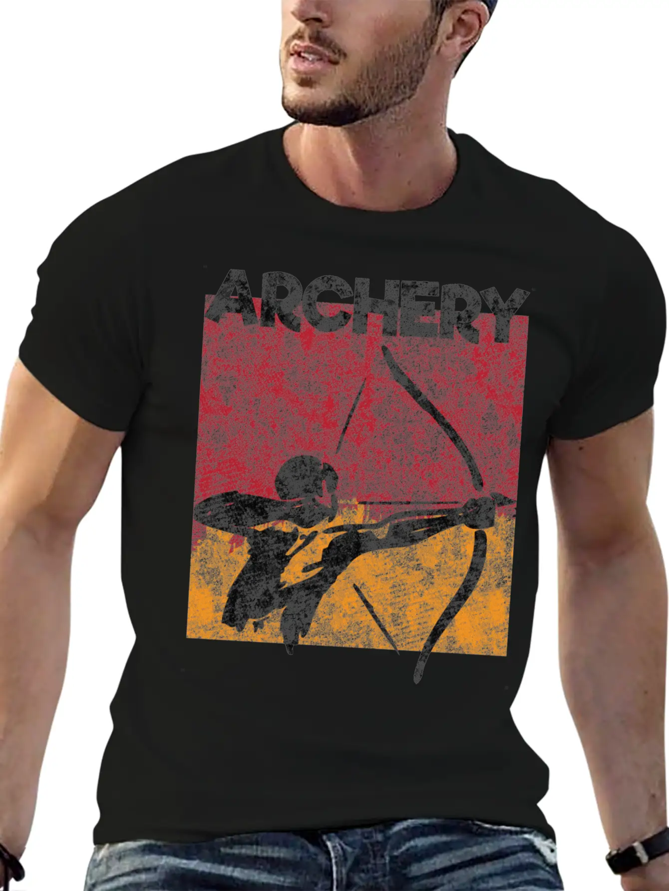 Archery Arrow Bow Casual Graphic T-Shirt – Simple And Comfortable Daily Wear