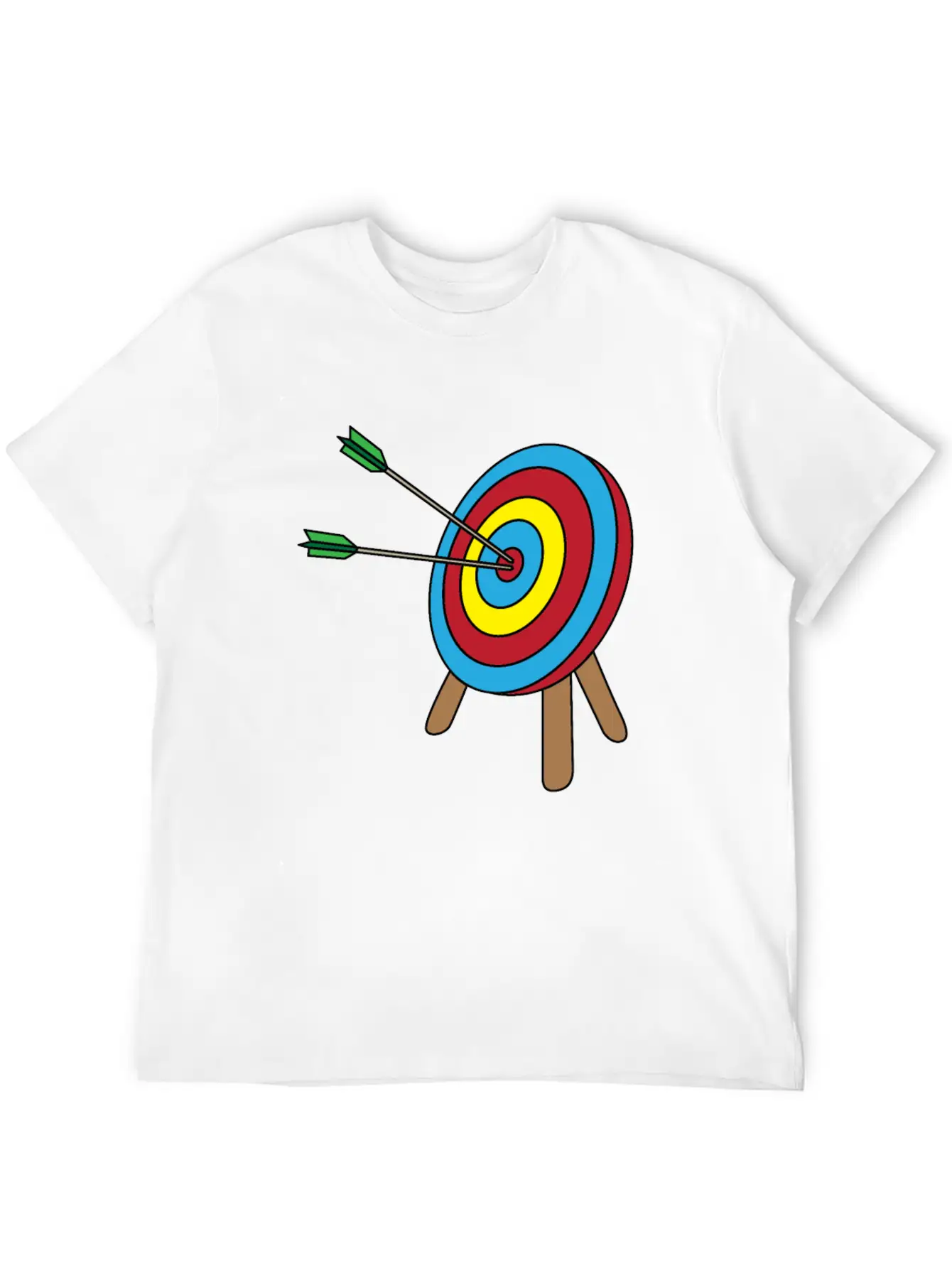 Archery Bow And Arrow Longbow Gift Casual Graphic T-Shirt – Simple And Comfortable Daily Wear