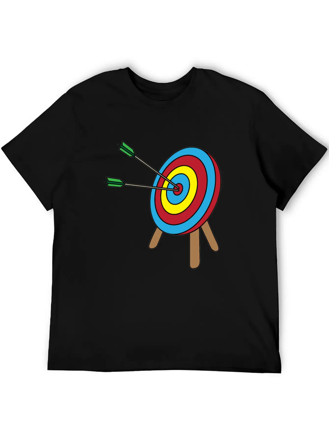 Archery Bow And Arrow Longbow Gift Casual Graphic T-Shirt – Simple And Comfortable Daily Wear