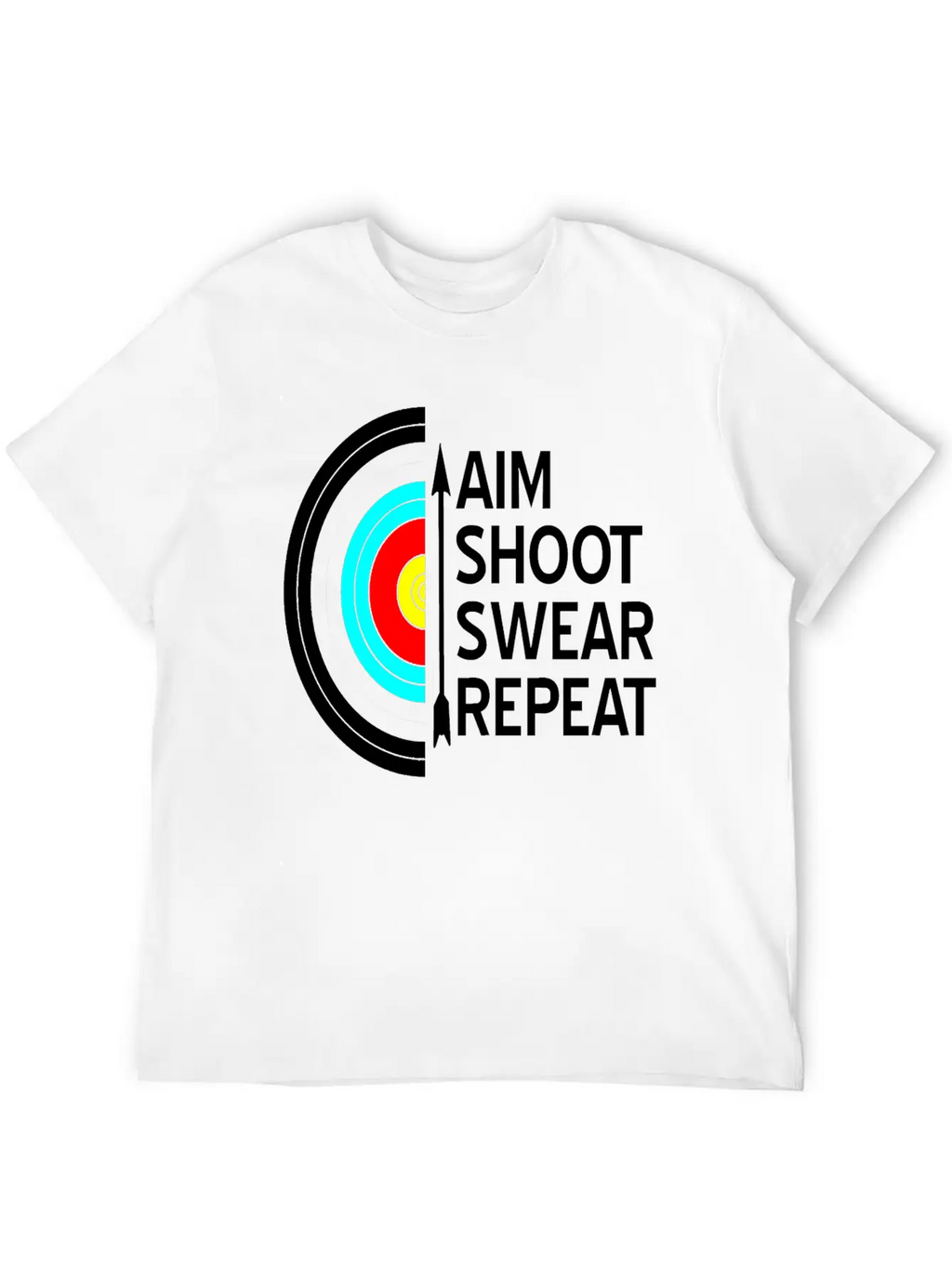 Archery Casual Graphic T-Shirt – Simple And Comfortable Daily Wear