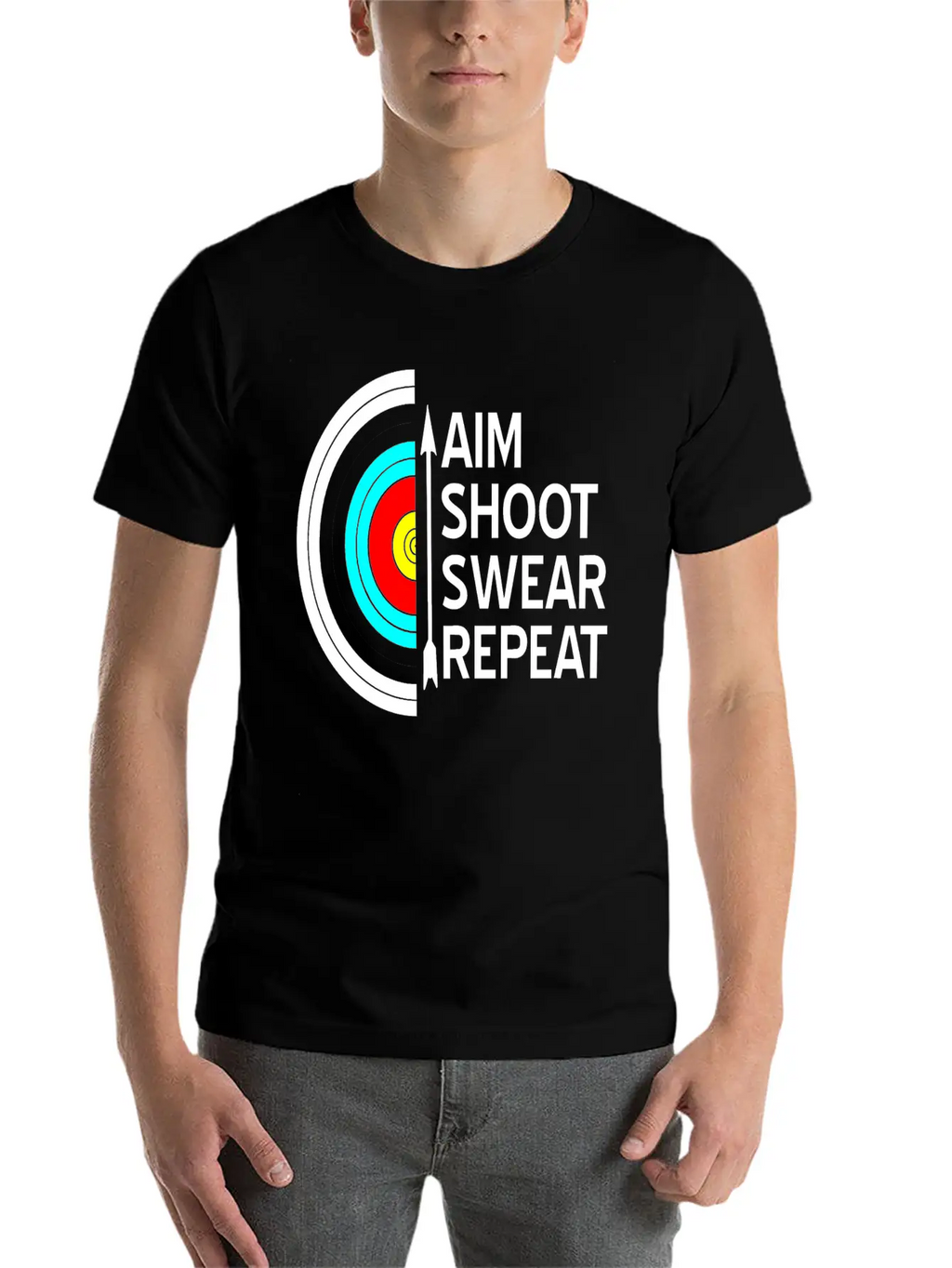 Archery Casual Graphic T-Shirt – Simple And Comfortable Daily Wear