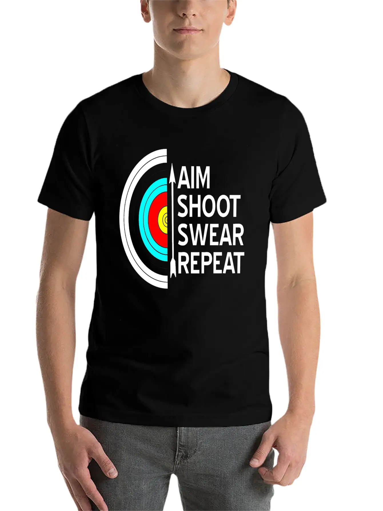 Archery Casual Graphic T-Shirt – Simple And Comfortable Daily Wear