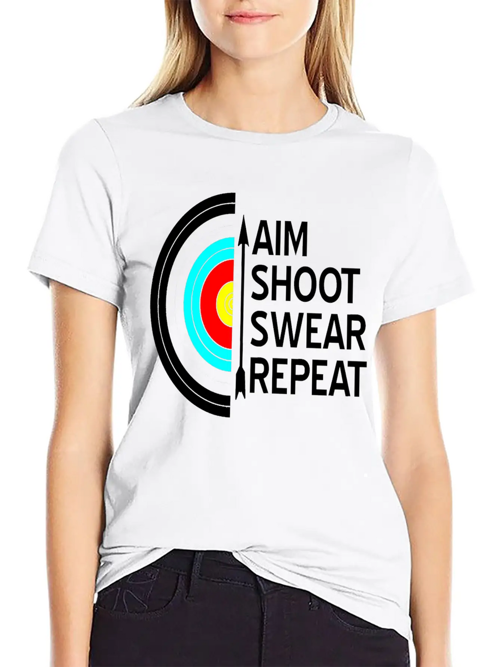 Archery Casual Graphic T-Shirt – Simple And Comfortable Daily Wear