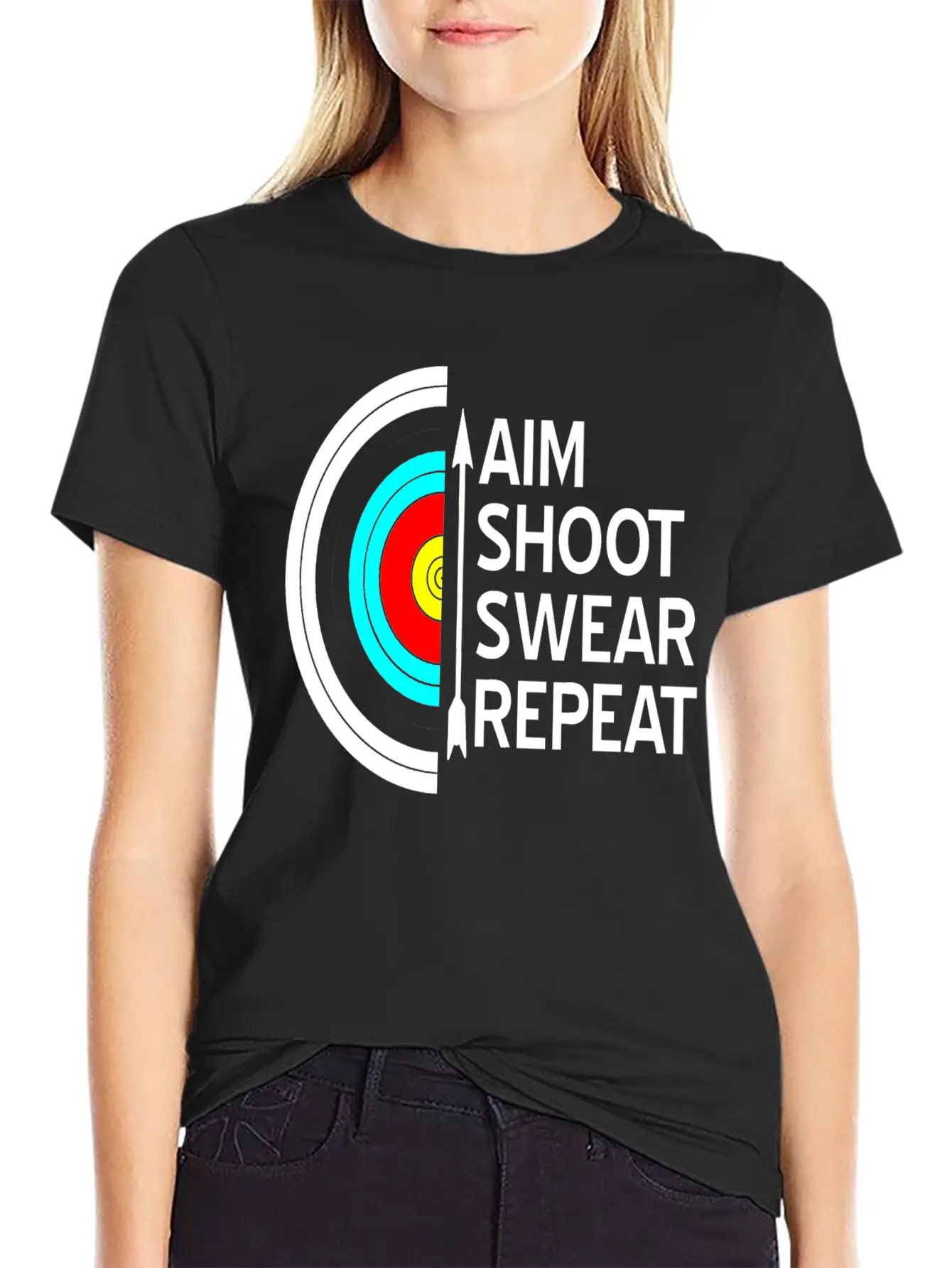 Archery Casual Graphic T-Shirt – Simple And Comfortable Daily Wear