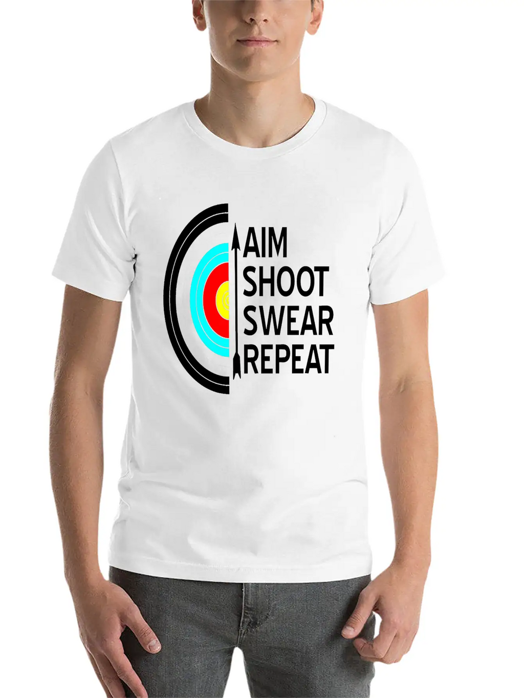 Archery Casual Graphic T-Shirt – Simple And Comfortable Daily Wear