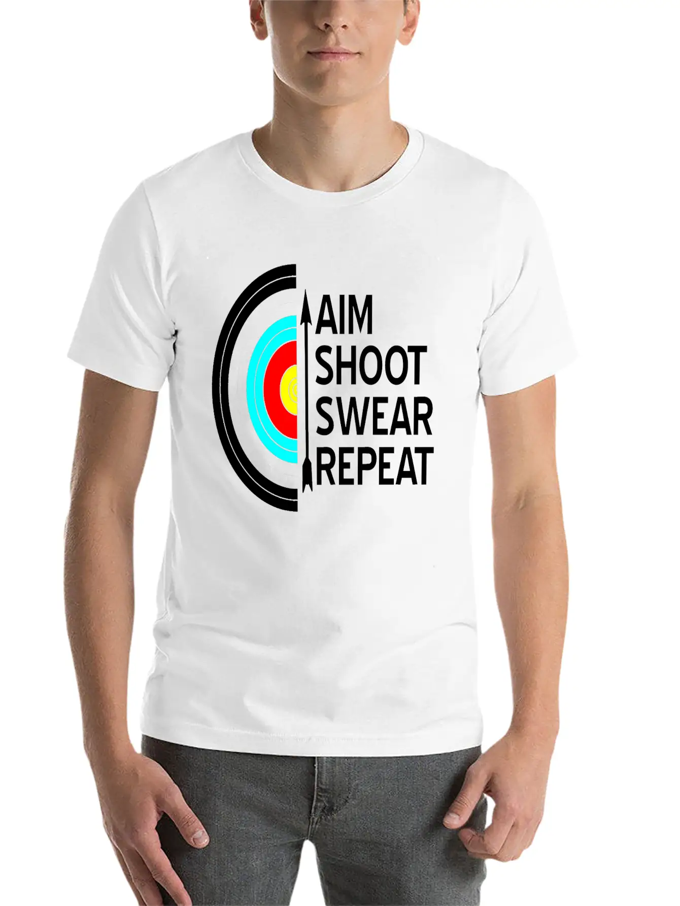 Archery Casual Graphic T-Shirt – Simple And Comfortable Daily Wear