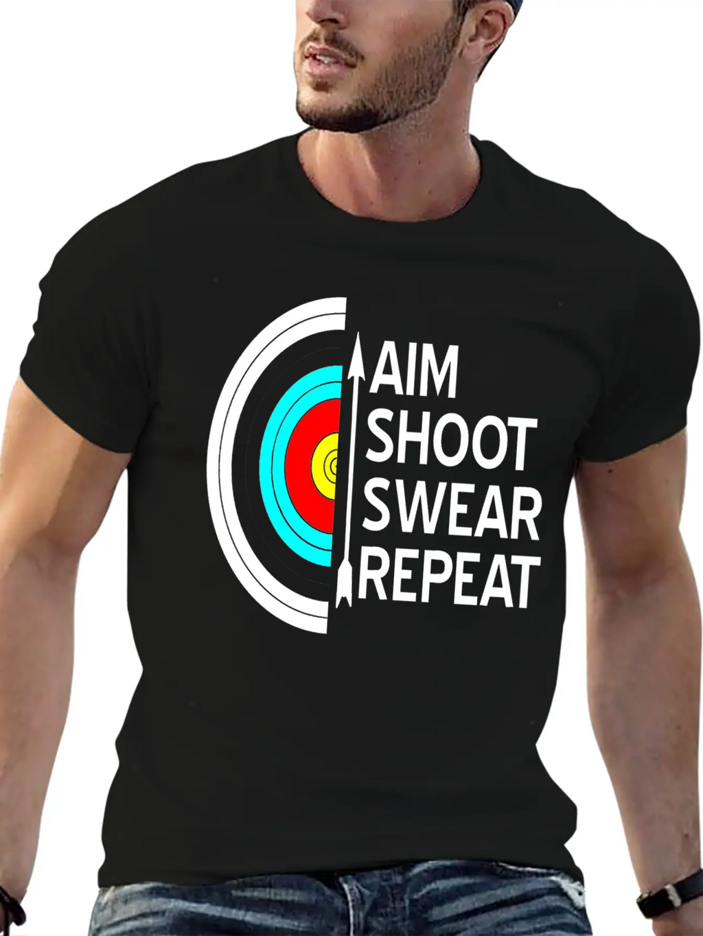 Archery Casual Graphic T-Shirt – Simple And Comfortable Daily Wear