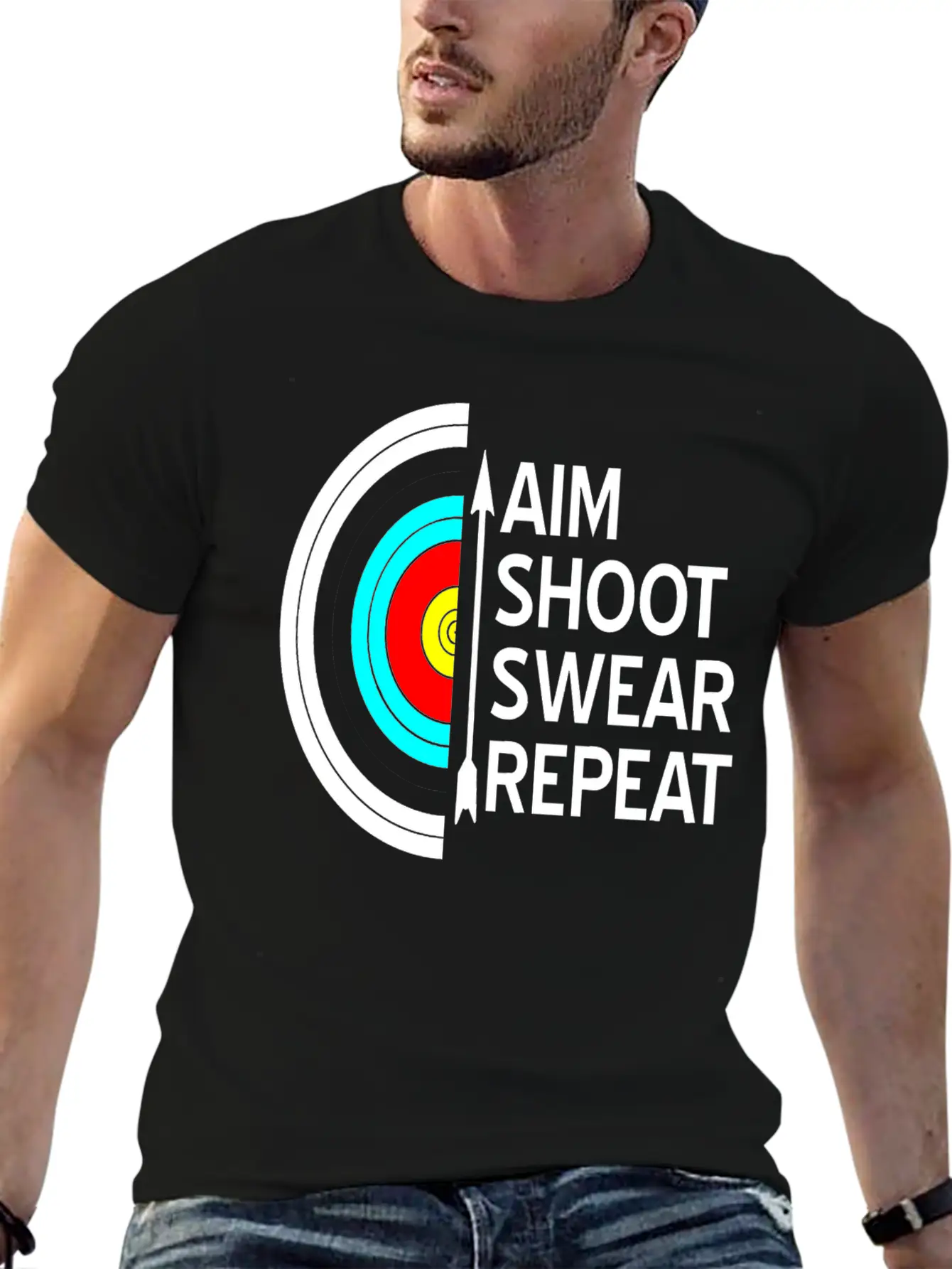 Archery Casual Graphic T-Shirt – Simple And Comfortable Daily Wear