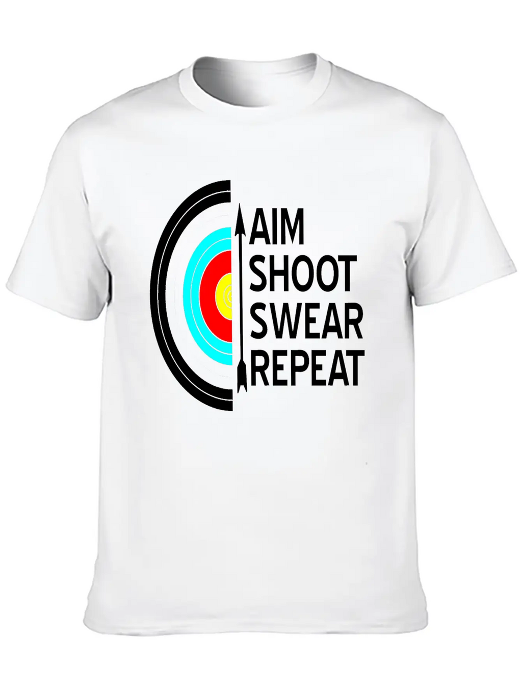 Archery Casual Graphic T-Shirt – Simple And Comfortable Daily Wear