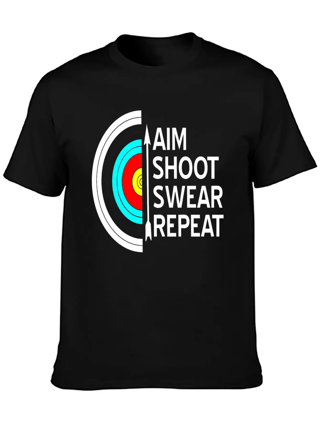 Archery Casual Graphic T-Shirt – Simple And Comfortable Daily Wear