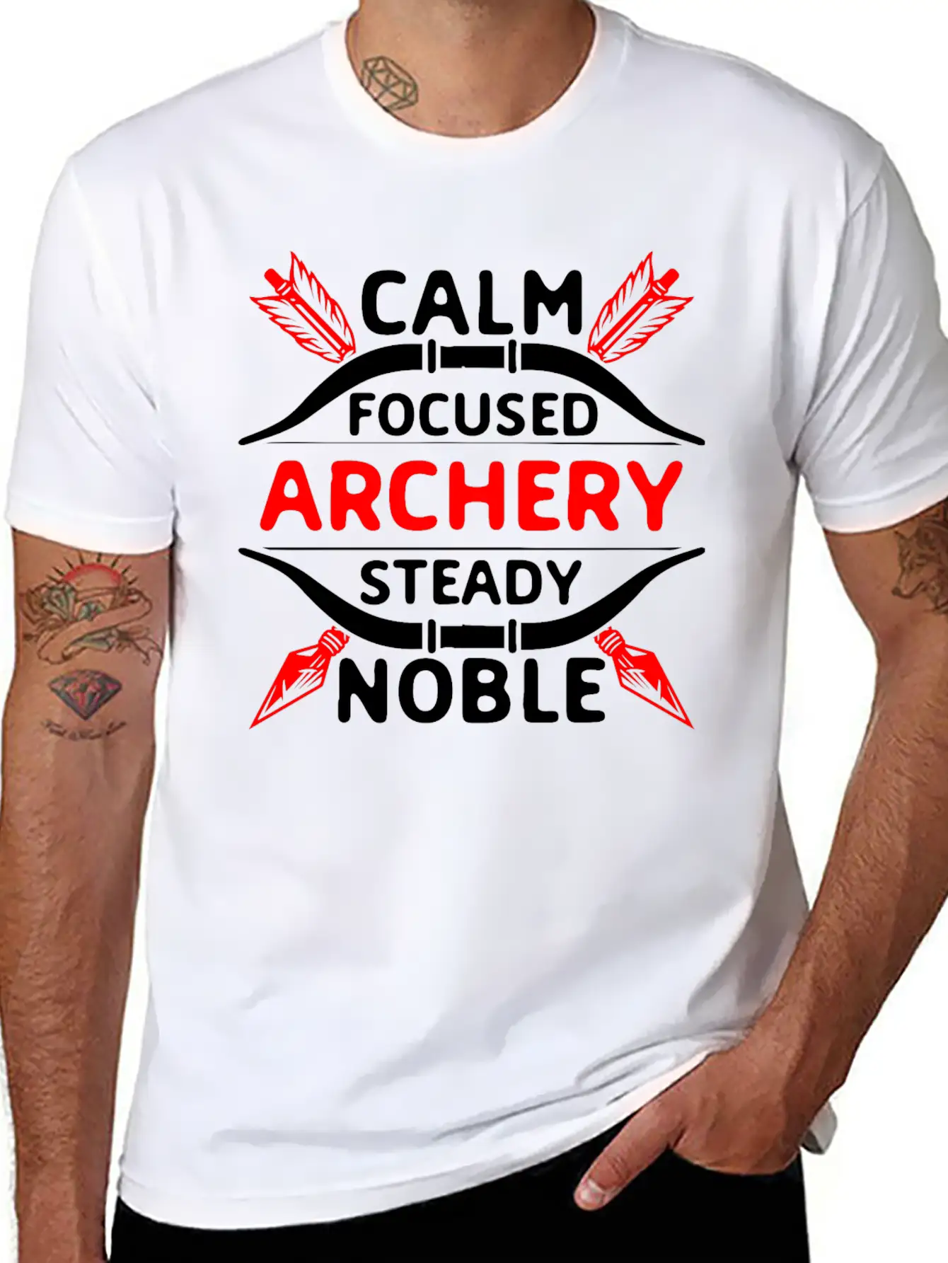 Archery Cool Saying. Archer Unisex Casual T-Shirt – Clean Design For Daily Comfort