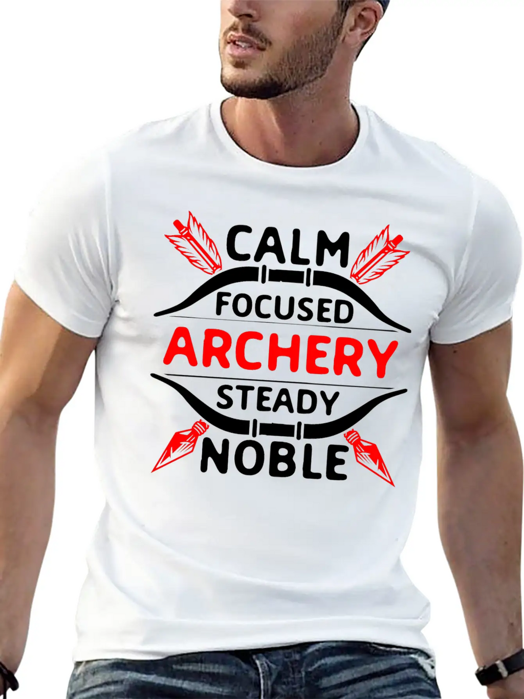 Archery Cool Saying. Archer Unisex Casual T-Shirt – Clean Design For Daily Comfort