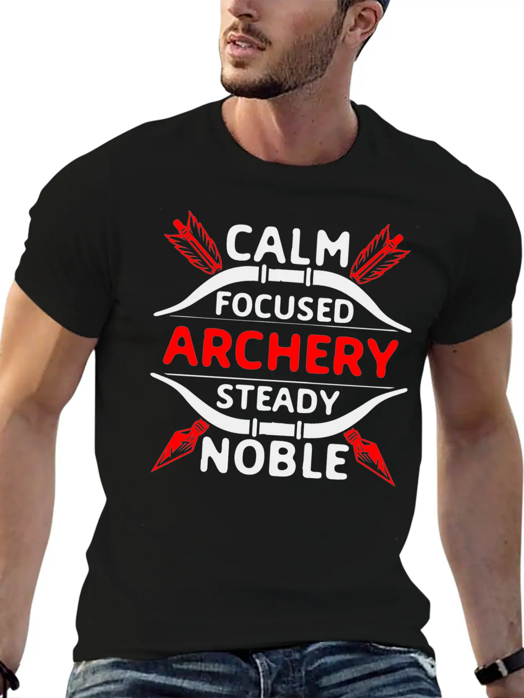 Archery Cool Saying. Archer Unisex Casual T-Shirt – Clean Design For Daily Comfort