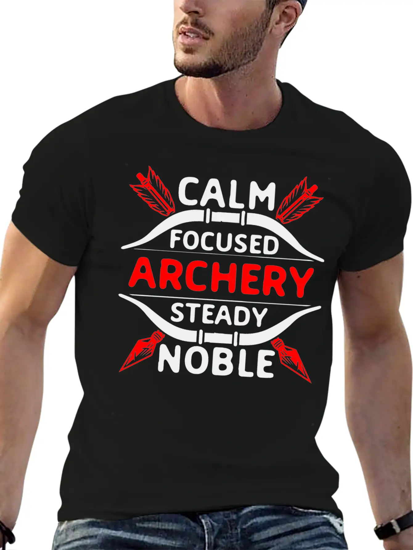 Archery Cool Saying. Archer Unisex Casual T-Shirt – Clean Design For Daily Comfort