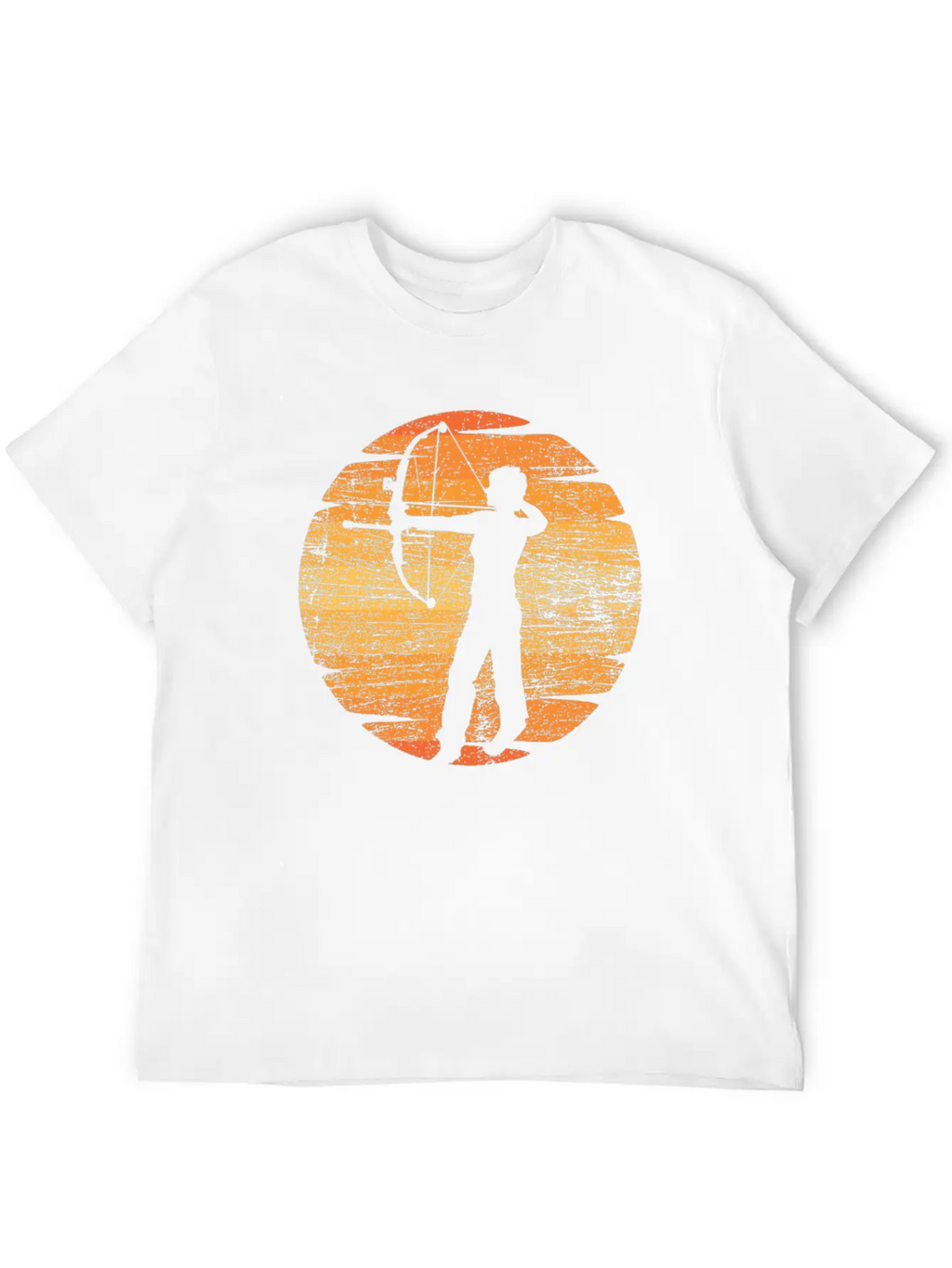 Archery Retro Unisex Short Sleeve Soft Cotton T-Shirt – Casual Everyday Wear