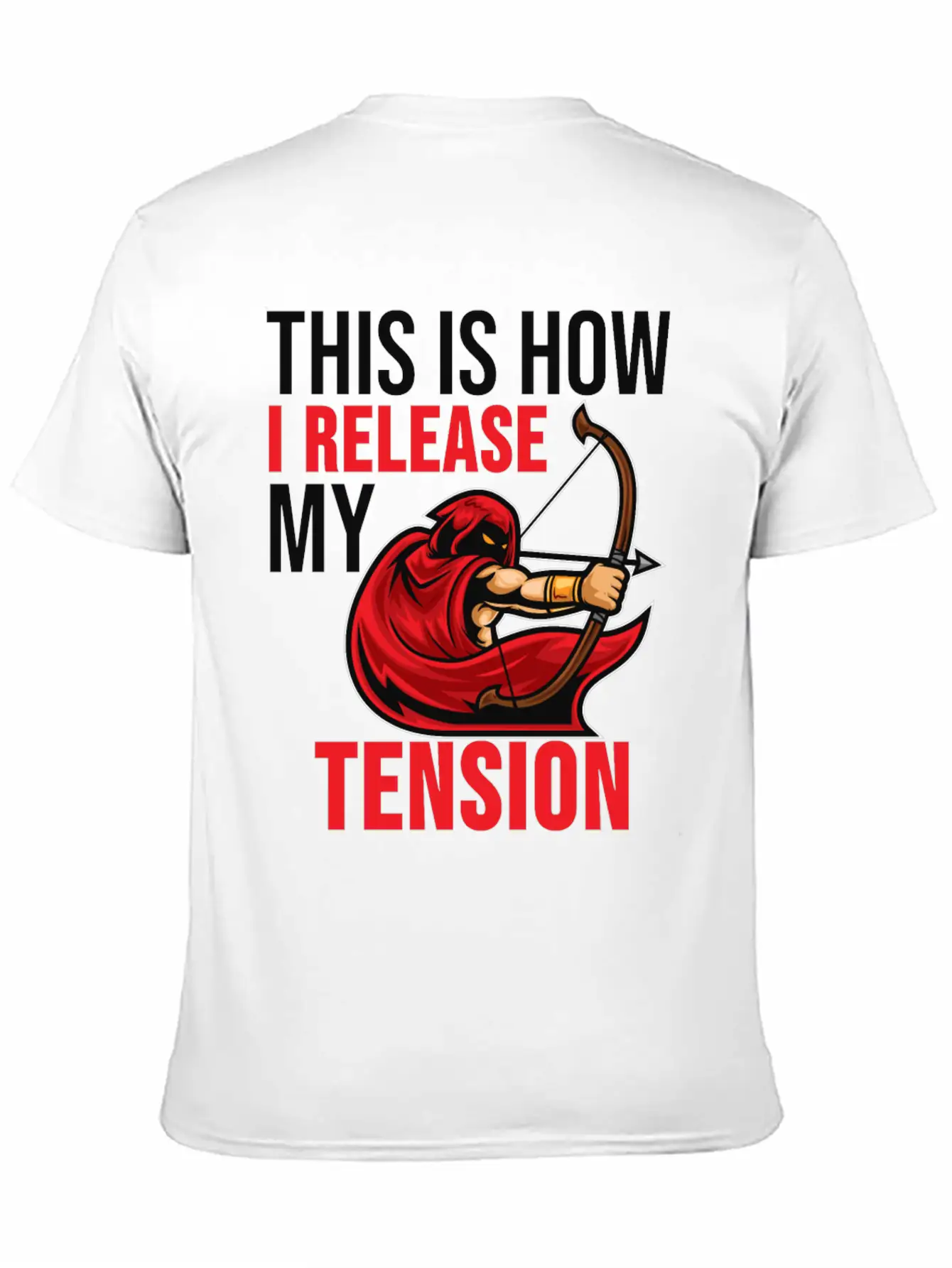 Archery Shirt Archer Bow And Arrow Gift Casual Graphic T-Shirt – Simple And Comfortable Daily Wear