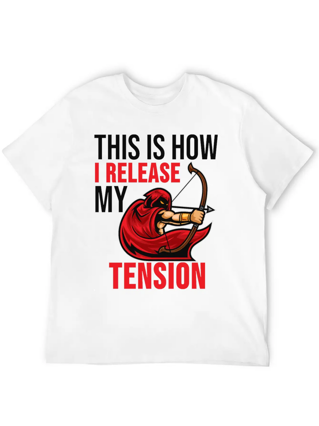 Archery Shirt Archer Bow And Arrow Gift Casual Graphic T-Shirt – Simple And Comfortable Daily Wear