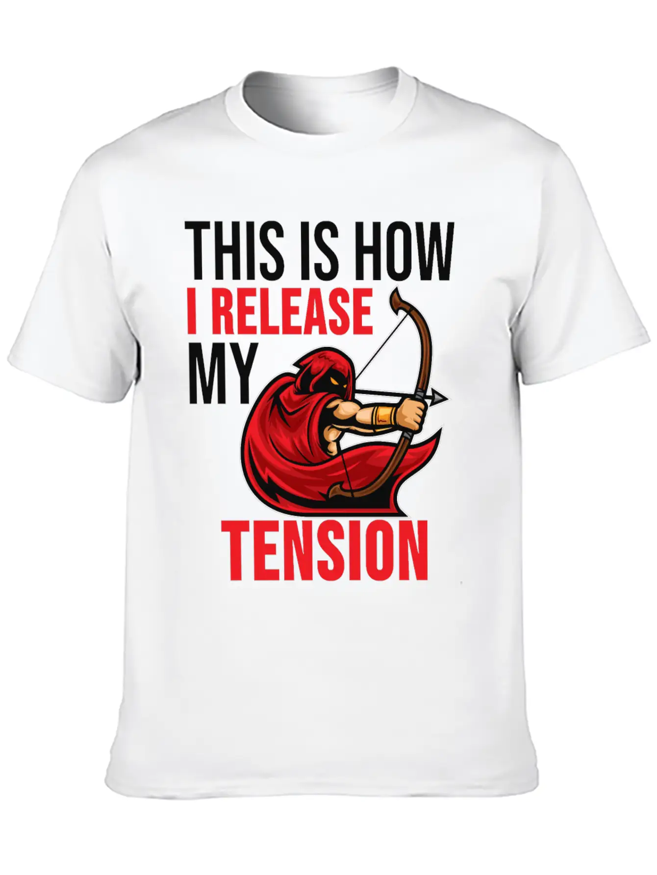 Archery Shirt Archer Bow And Arrow Gift Casual Graphic T-Shirt – Simple And Comfortable Daily Wear