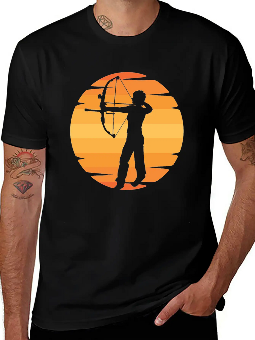 Archery Sport Athlete Gift Stylish Everyday T-Shirt – Unisex Basic Cotton Tee