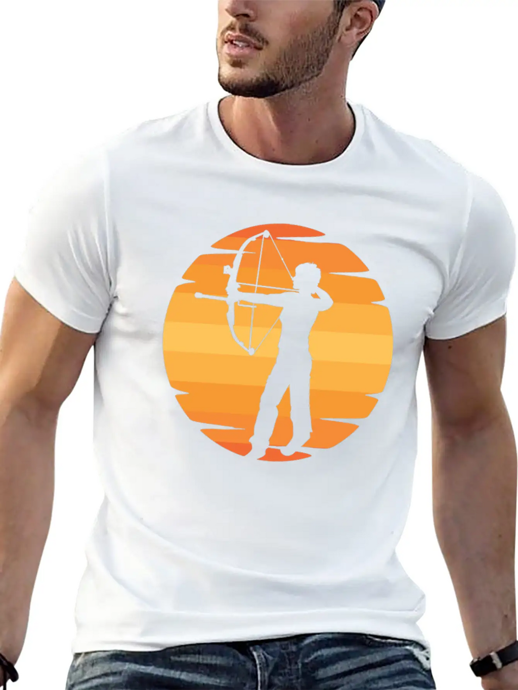Archery Sport Athlete Gift Stylish Everyday T-Shirt – Unisex Basic Cotton Tee