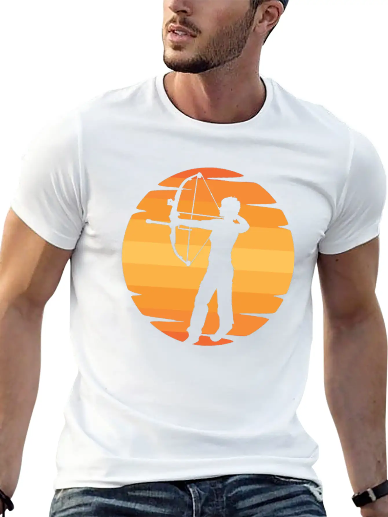Archery Sport Athlete Gift Stylish Everyday T-Shirt – Unisex Basic Cotton Tee