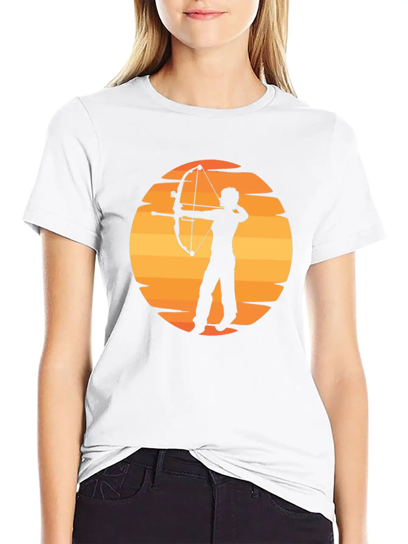 Archery Sport Athlete Gift Stylish Everyday T-Shirt – Unisex Basic Cotton Tee