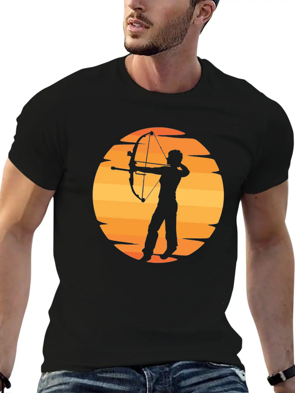 Archery Sport Athlete Gift Stylish Everyday T-Shirt – Unisex Basic Cotton Tee