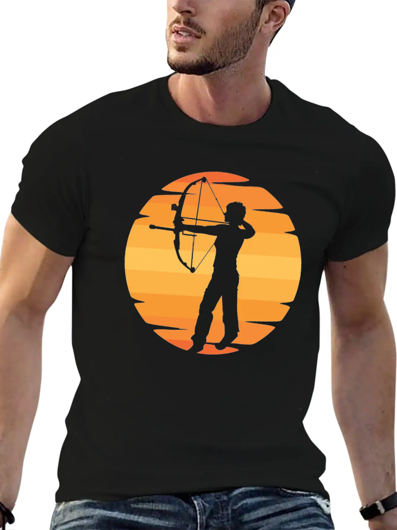 Archery Sport Athlete Gift Stylish Everyday T-Shirt – Unisex Basic Cotton Tee