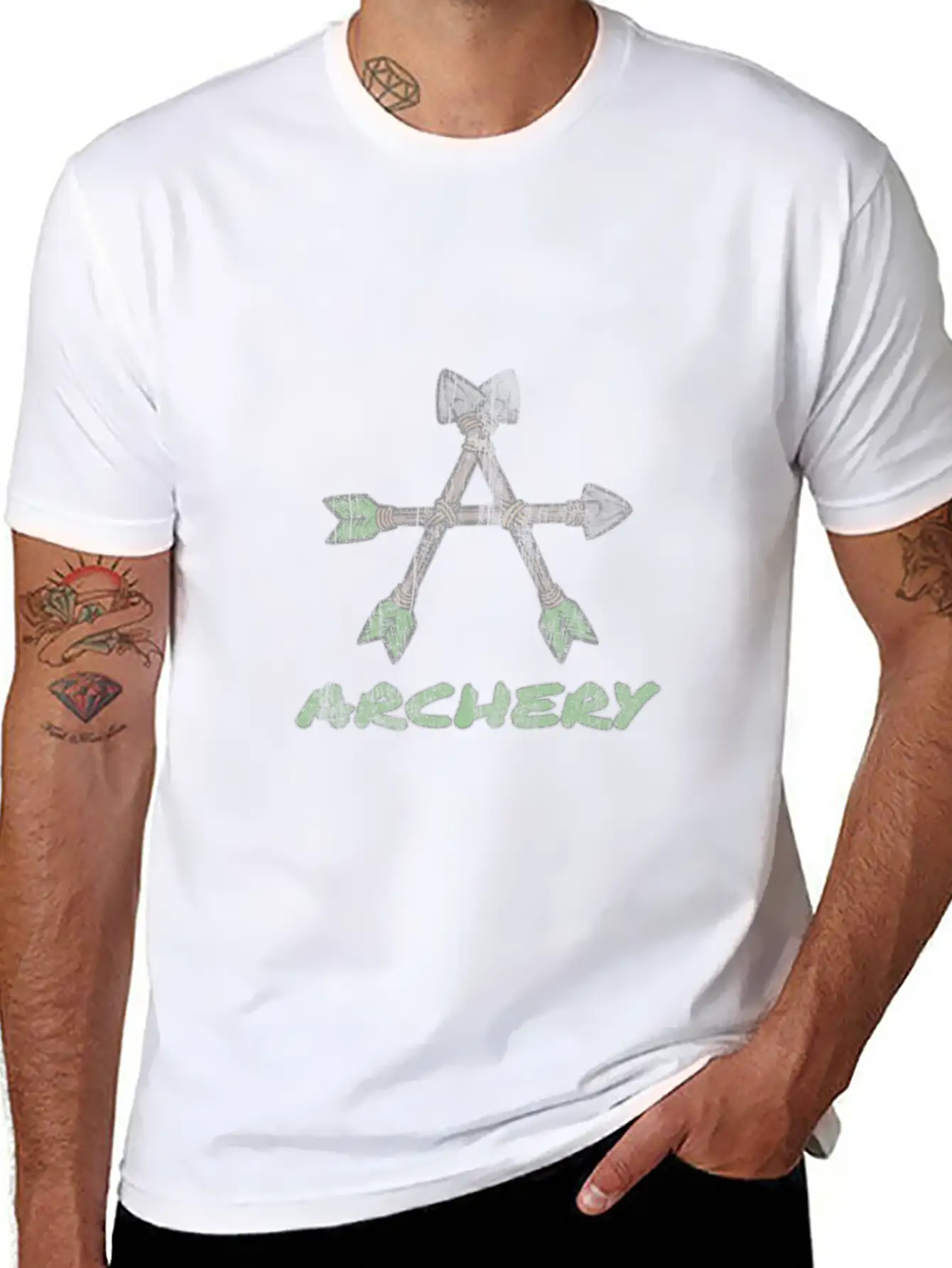 Archery Sport Bow Arrow Casual Graphic T-Shirt – Simple And Comfortable Daily Wear