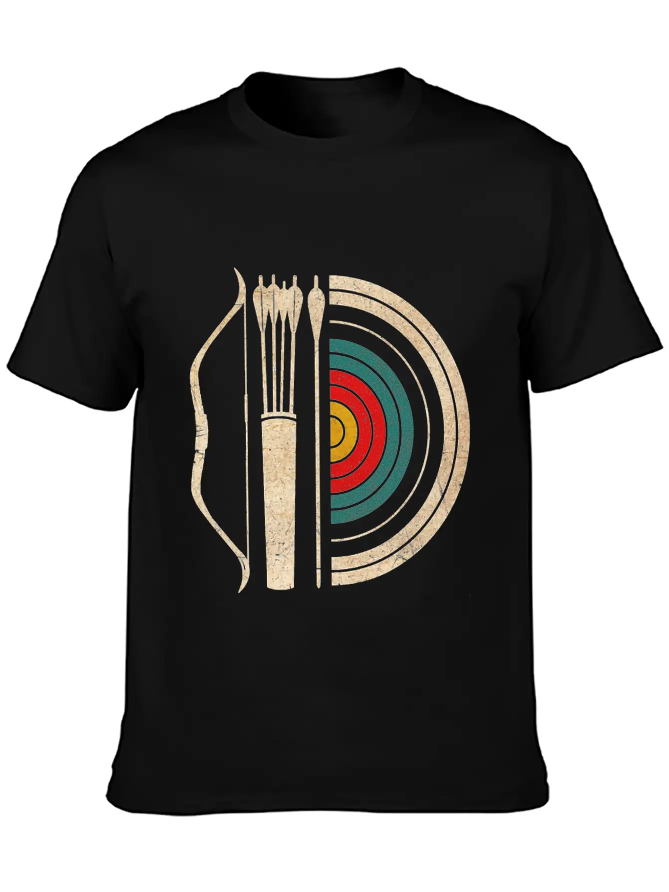 Archery Target Bow And Arrow Vintage Gifts Archer Essential Cotton Tee For Daily Outfits – Unisex Style
