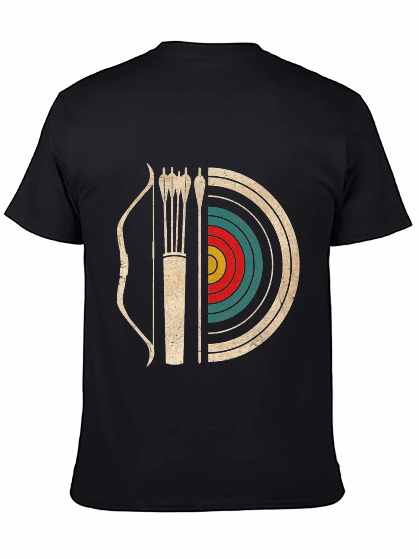 Archery Target Bow And Arrow Vintage Gifts Archer Essential Cotton Tee For Daily Outfits – Unisex Style