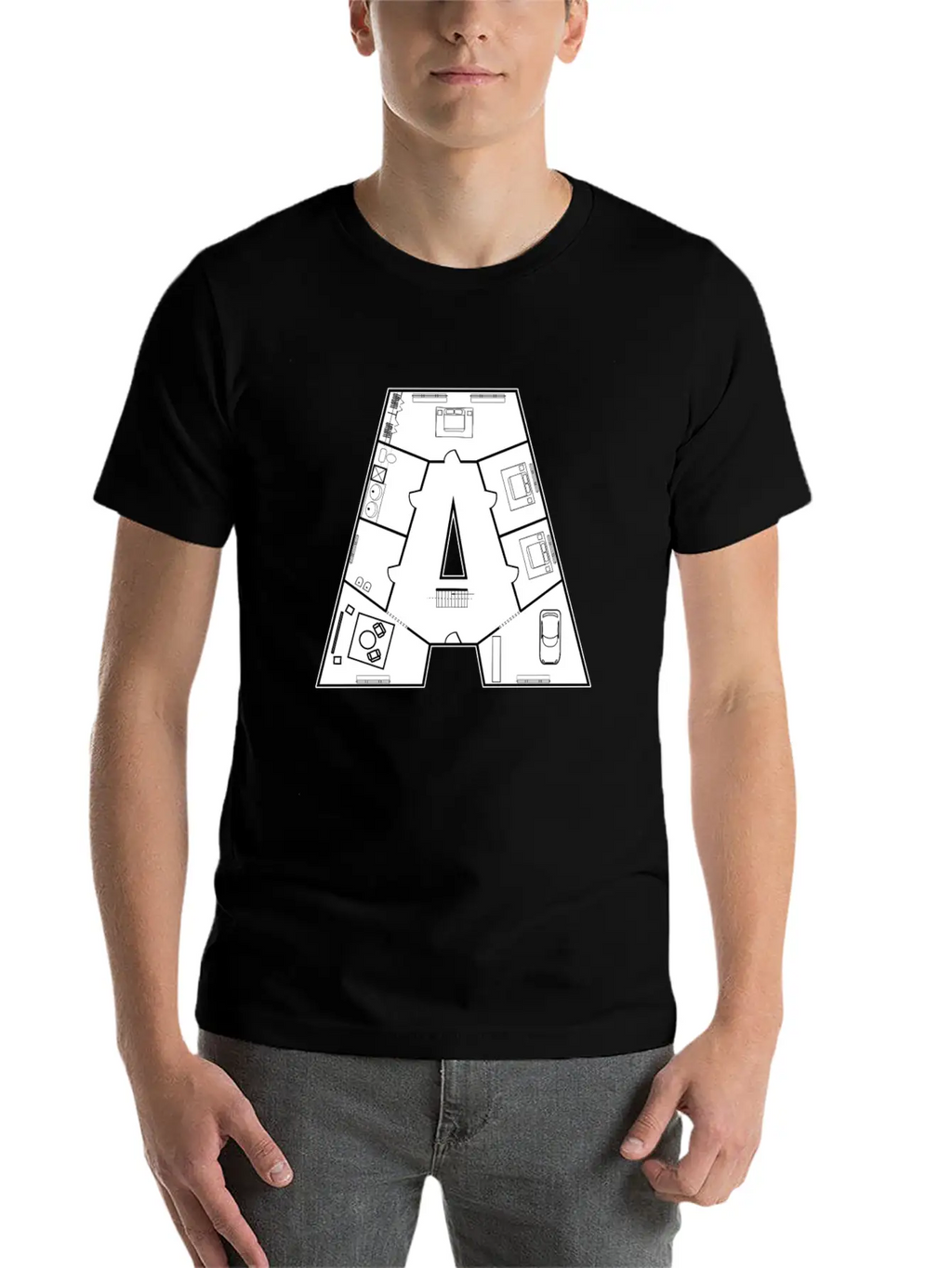 Architect Architecture House Building Breathable Soft Cotton T-Shirt – Timeless Casual Look