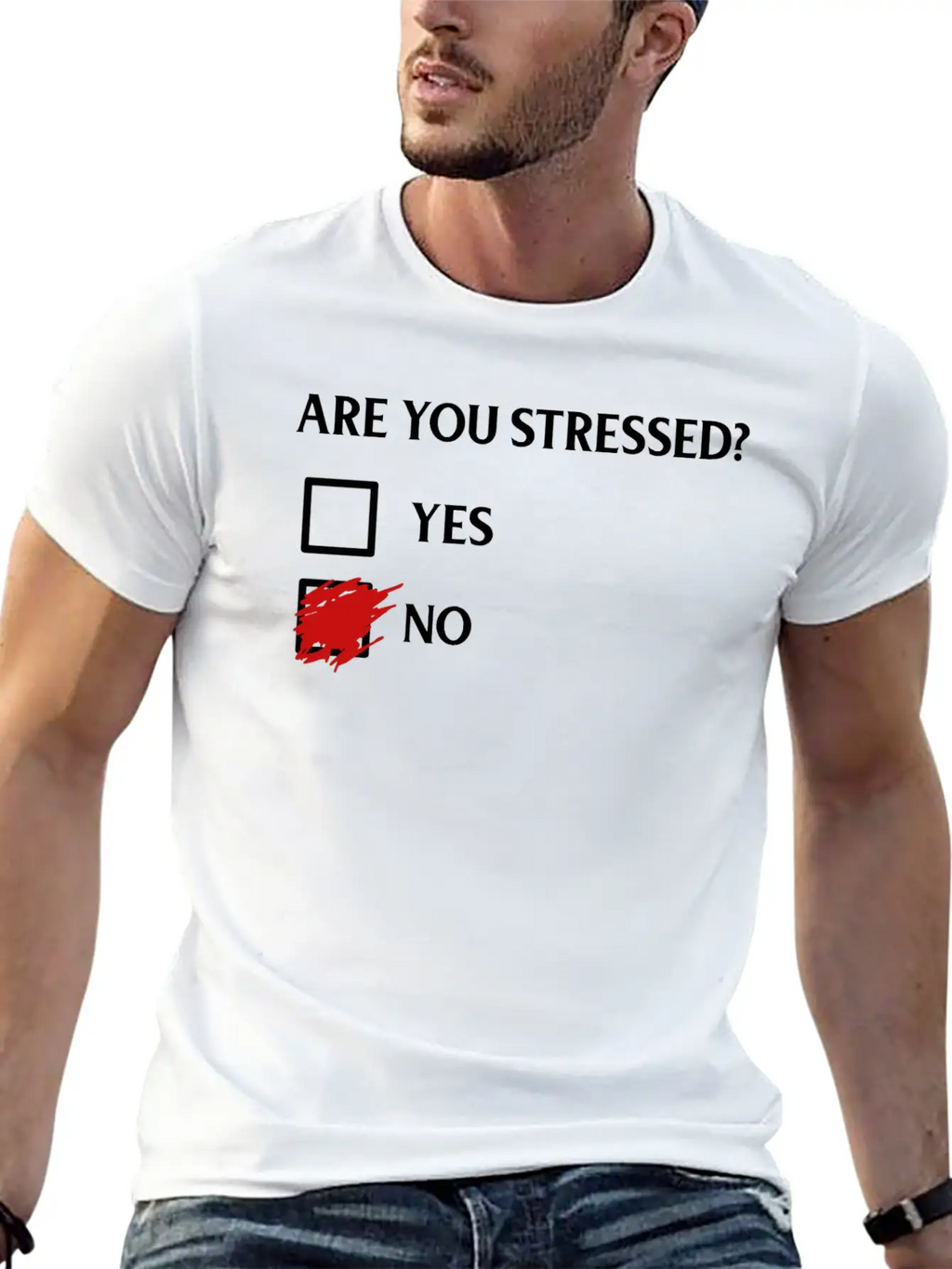 Are You Stressed? Classic Fit Graphic Tee For Daily Comfort – Unisex Cotton Shirt