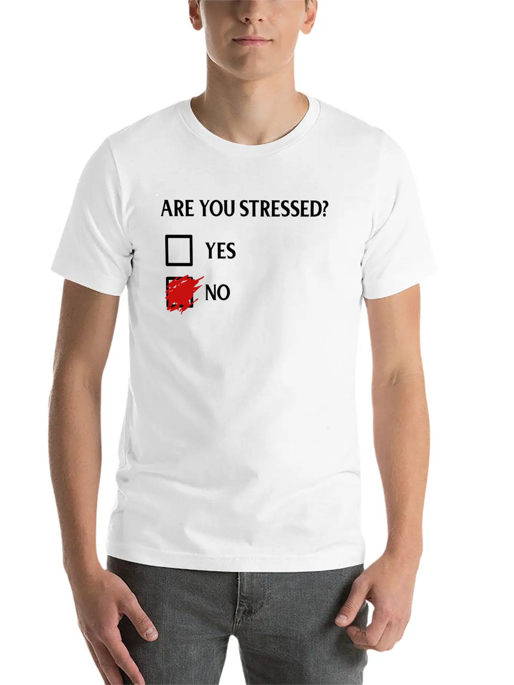 Are You Stressed? Classic Fit Graphic Tee For Daily Comfort – Unisex Cotton Shirt