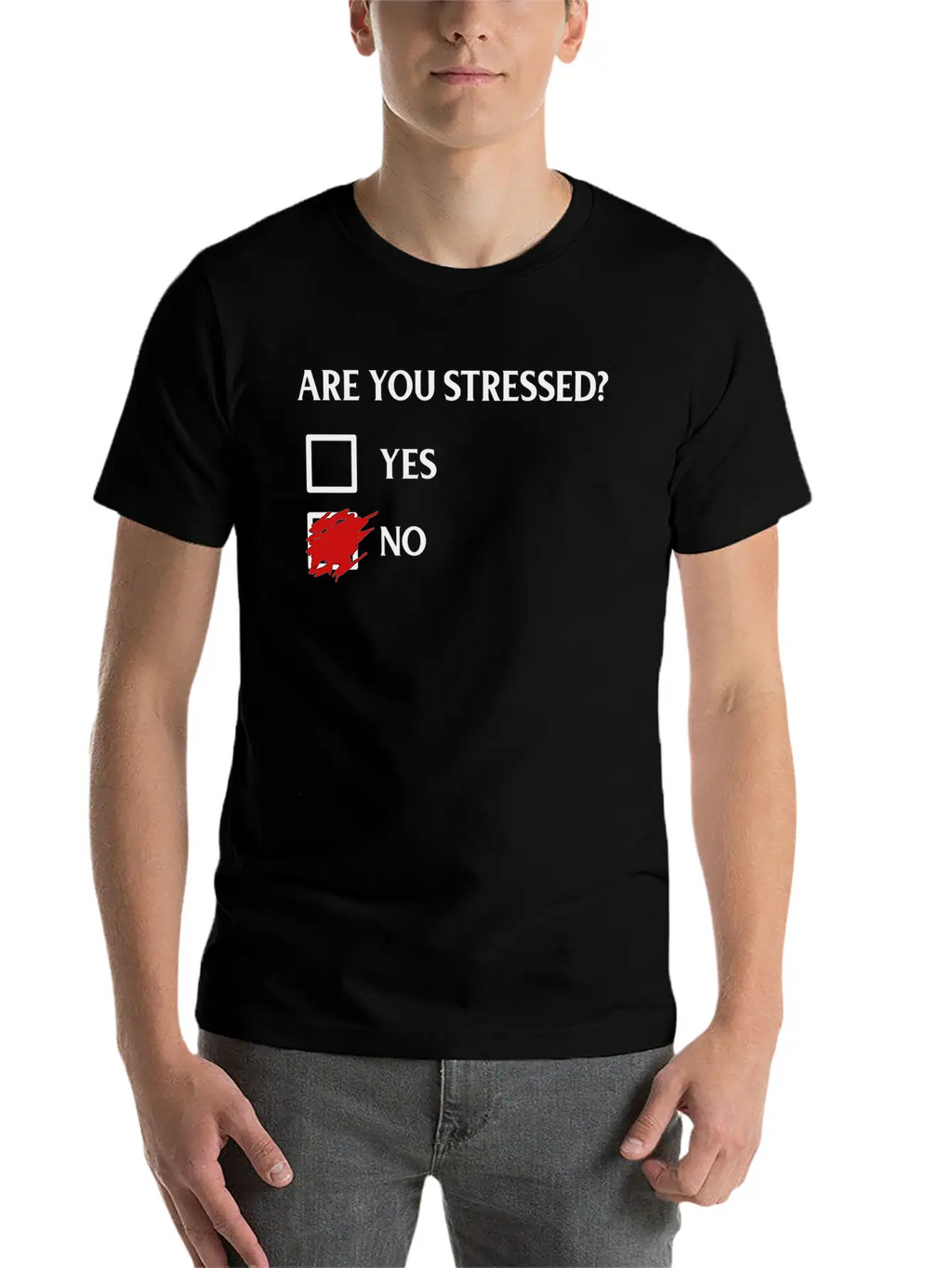 Are You Stressed? Classic Fit Graphic Tee For Daily Comfort – Unisex Cotton Shirt