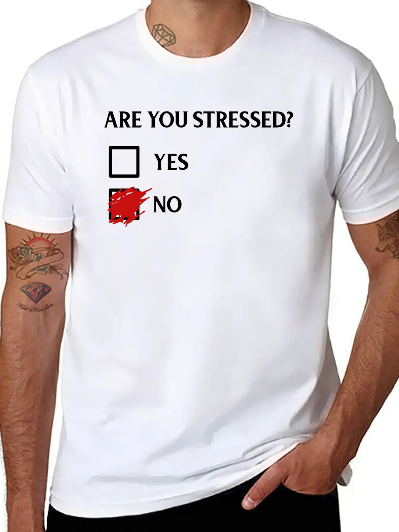 Are You Stressed? Classic Fit Graphic Tee For Daily Comfort – Unisex Cotton Shirt
