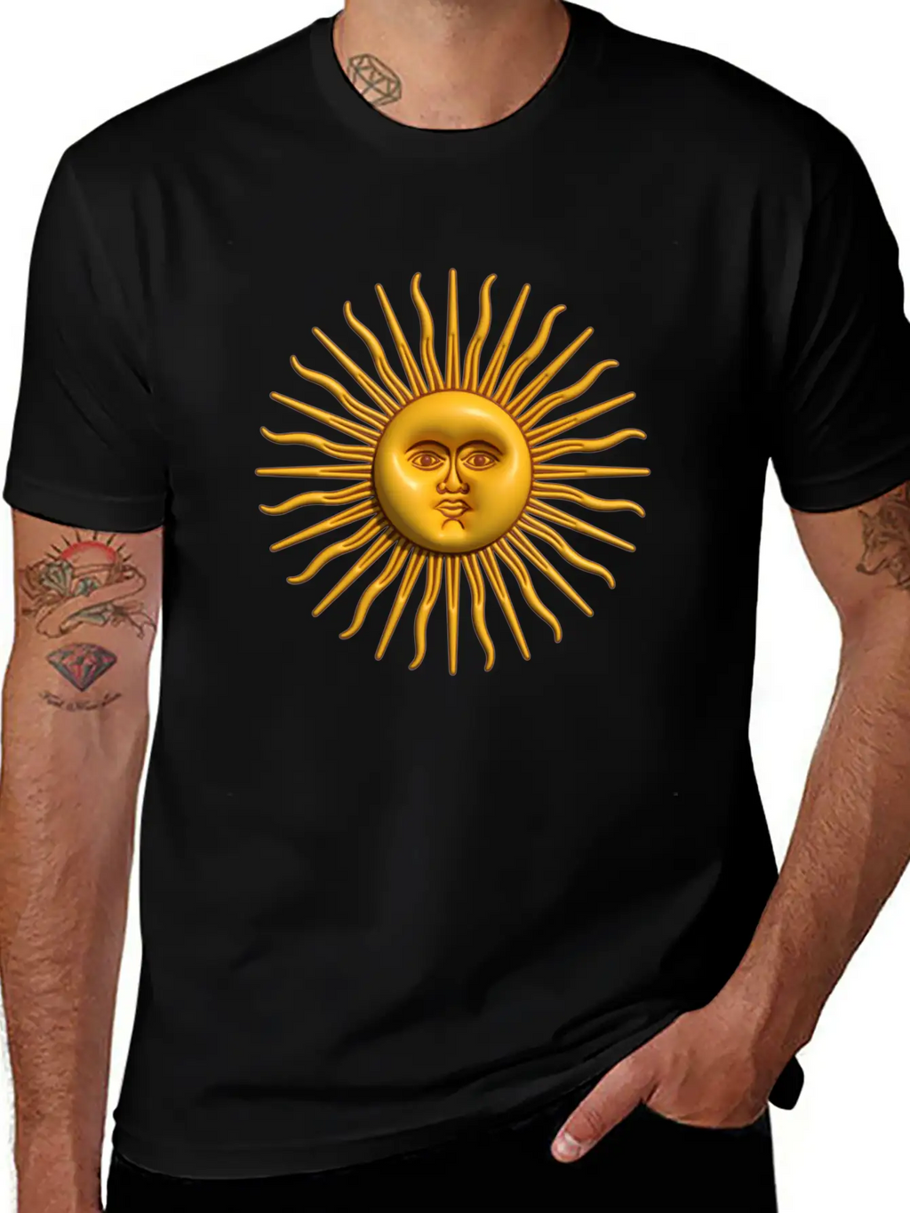 Argentina - Sol De Mayo - 3D Design Unisex Casual T-Shirt – Clean Design For Daily Comfort
