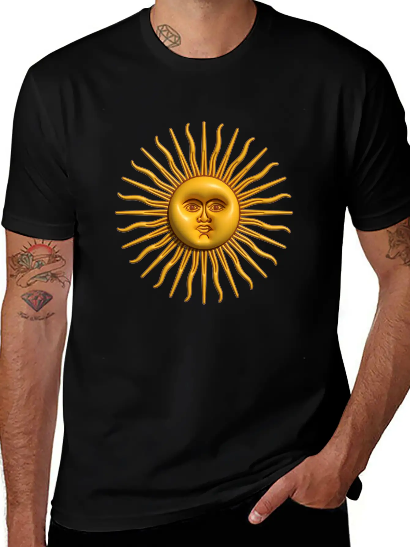 Argentina - Sol De Mayo - 3D Design Unisex Casual T-Shirt – Clean Design For Daily Comfort