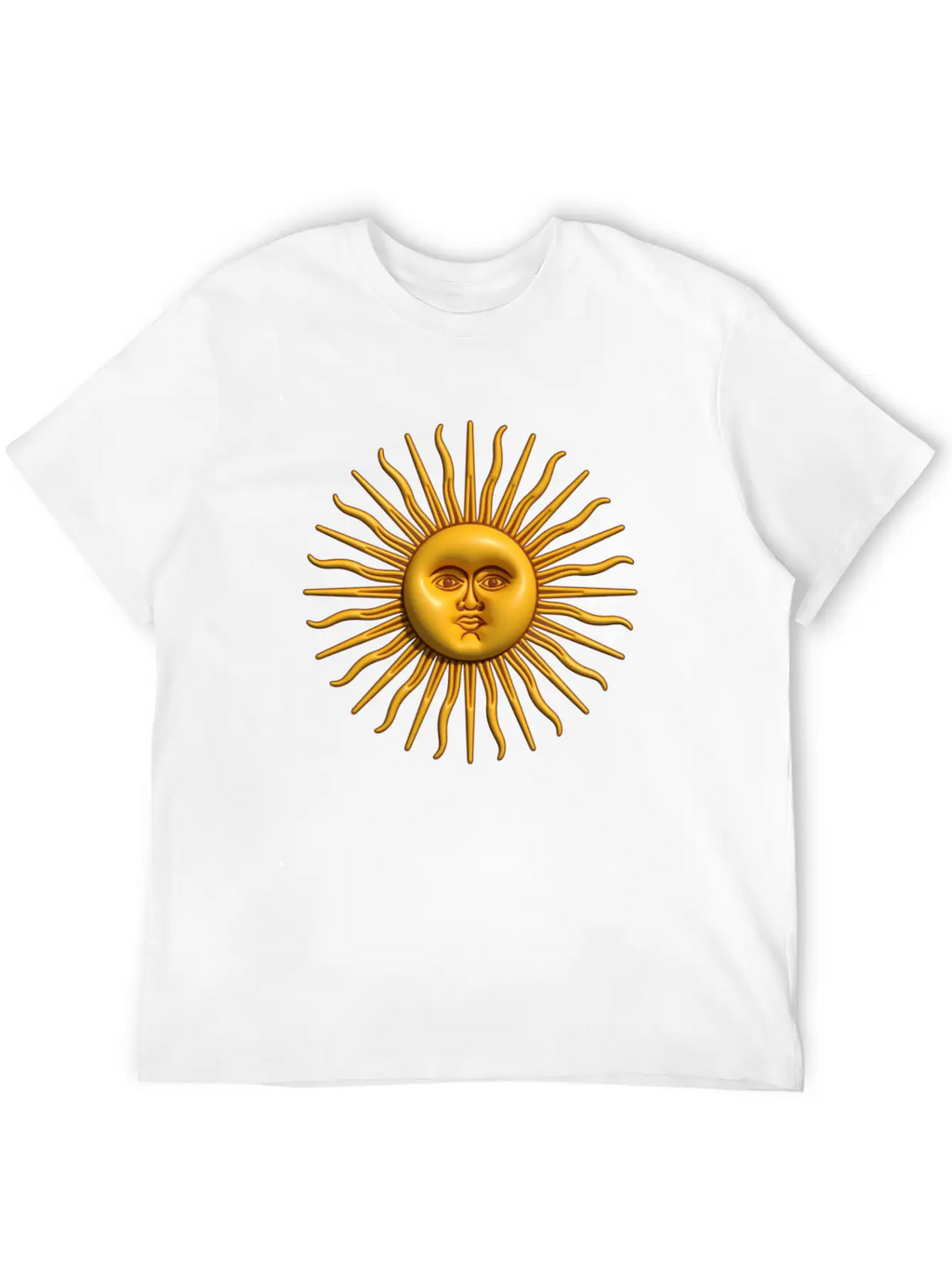 Argentina - Sol De Mayo - 3D Design Unisex Casual T-Shirt – Clean Design For Daily Comfort