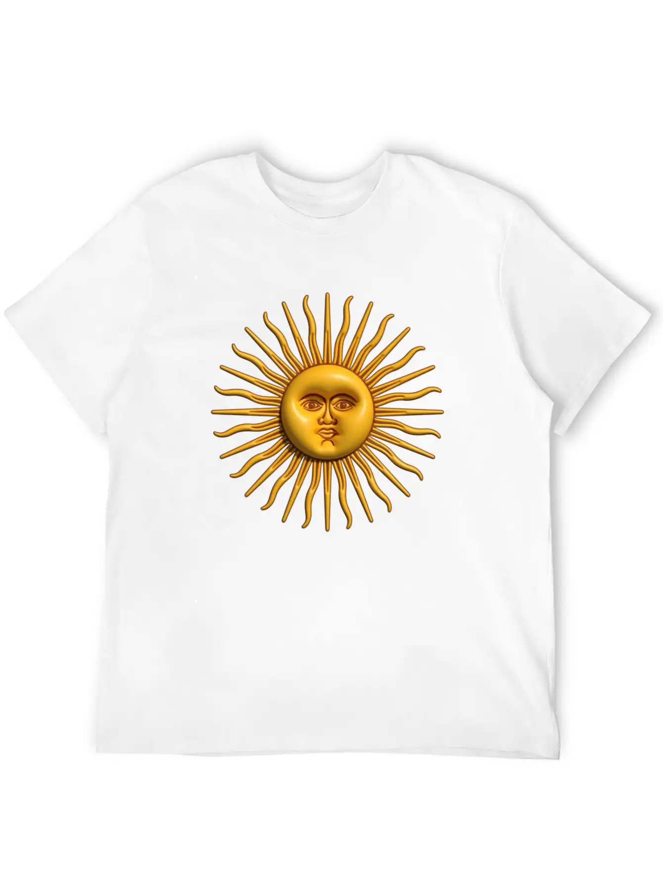Argentina - Sol De Mayo - 3D Design Unisex Casual T-Shirt – Clean Design For Daily Comfort