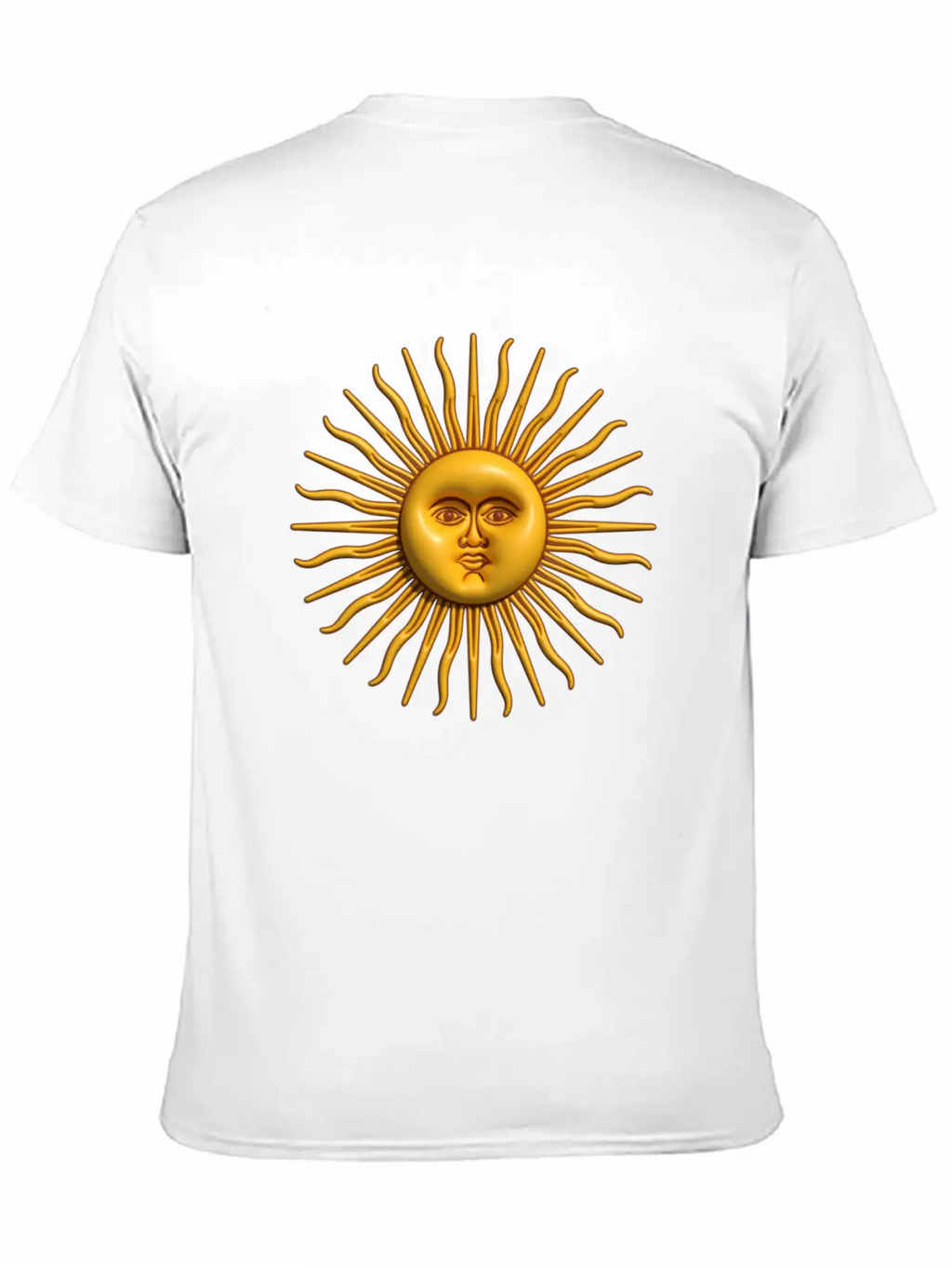 Argentina - Sol De Mayo - 3D Design Unisex Casual T-Shirt – Clean Design For Daily Comfort