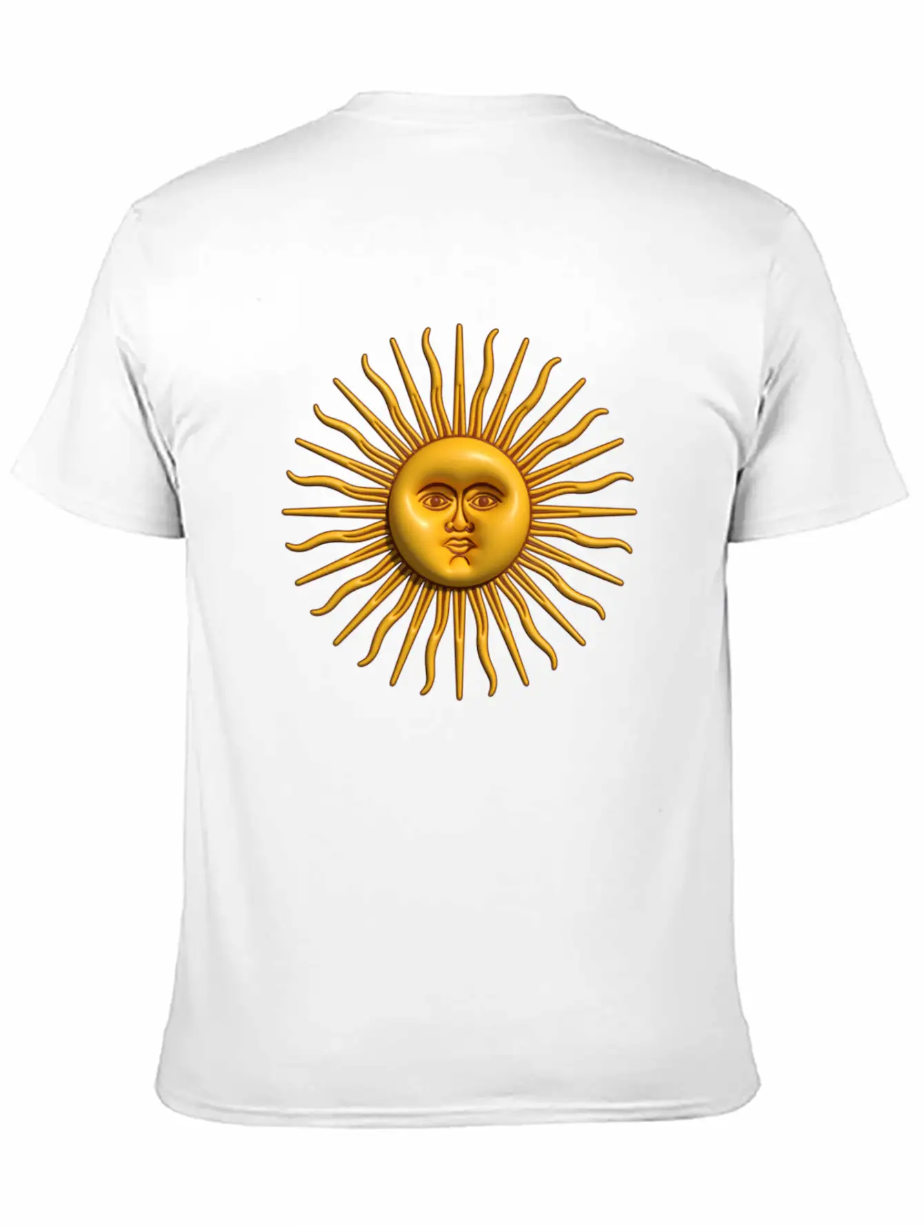 Argentina - Sol De Mayo - 3D Design Unisex Casual T-Shirt – Clean Design For Daily Comfort