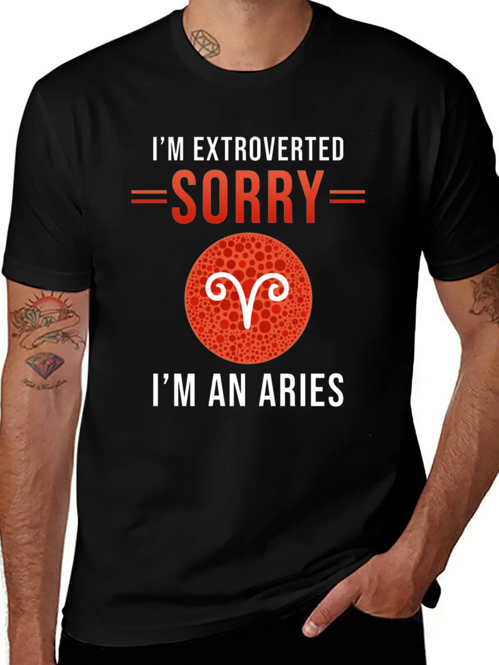 Aries Zodiac Gift Unisex Short Sleeve Soft Cotton T-Shirt – Casual Everyday Wear