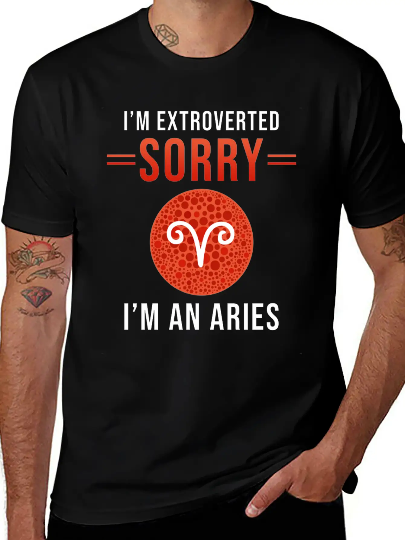 Aries Zodiac Gift Unisex Short Sleeve Soft Cotton T-Shirt – Casual Everyday Wear