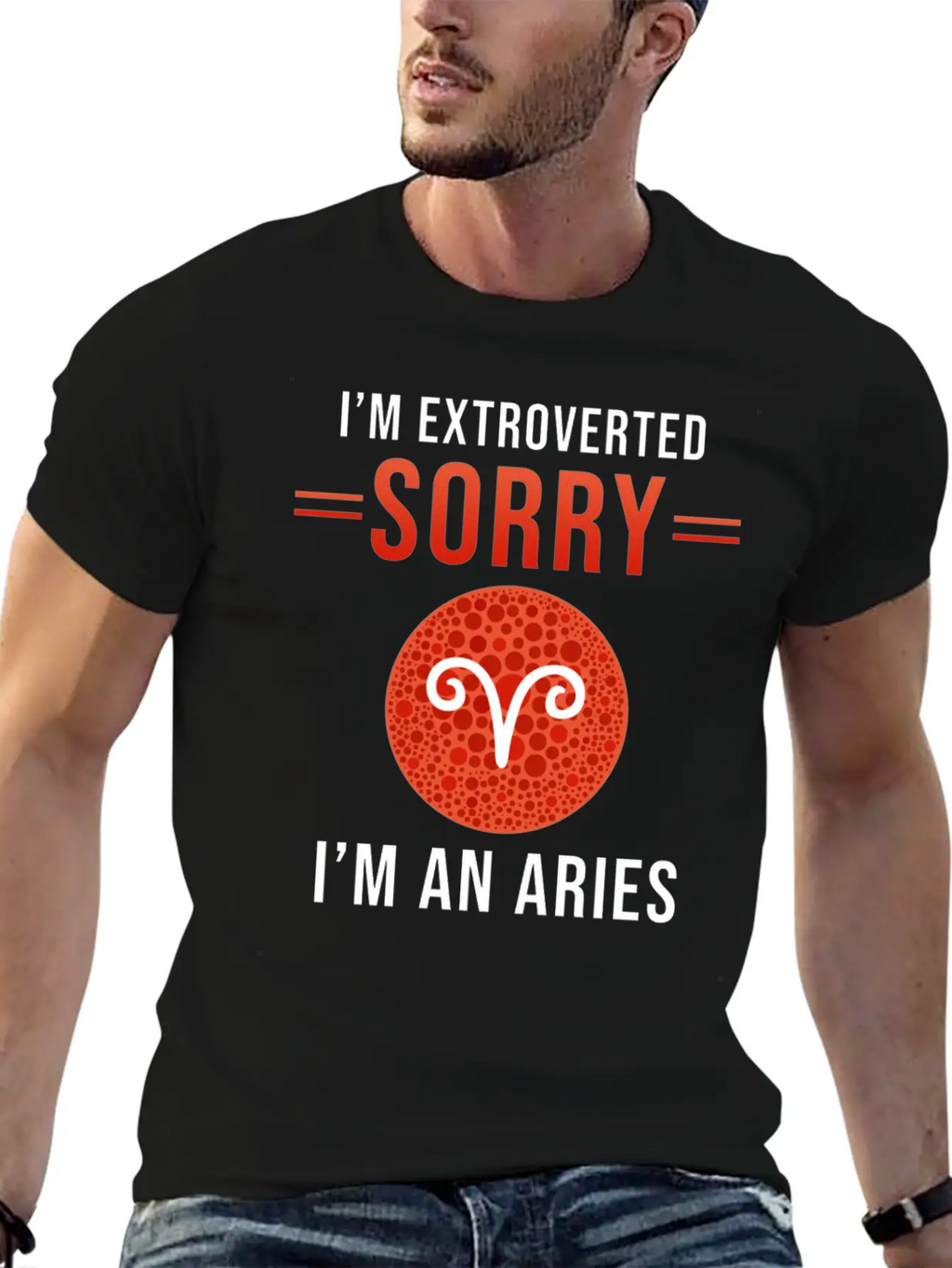 Aries Zodiac Gift Unisex Short Sleeve Soft Cotton T-Shirt – Casual Everyday Wear